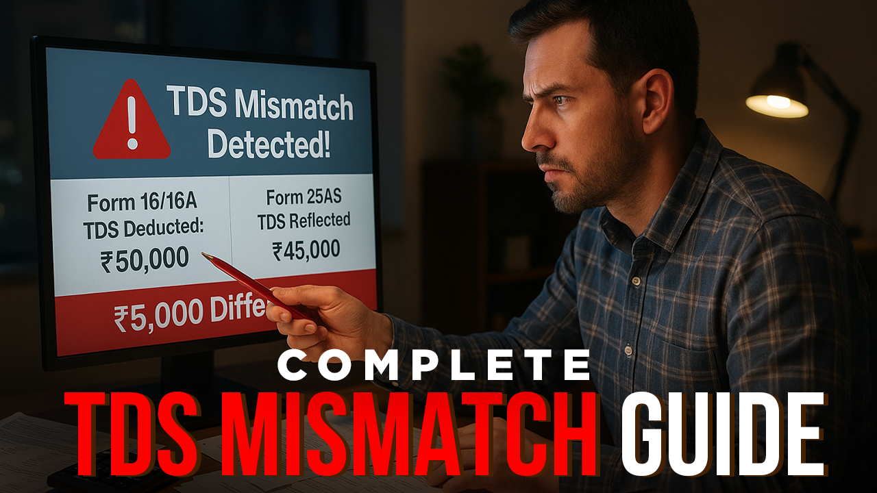 Best TDS Mismatch Guide: Fix Most Common Errors in Form 26AS & PAN Online