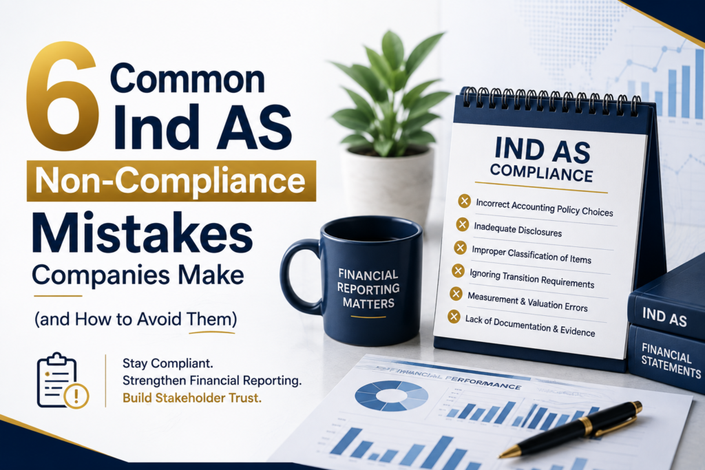 6 Common Ind AS Non-Compliance Mistakes Companies Make (and How to Avoid Them) 6 Common Ind AS Non-Compliance Mistakes Companies Make (and How to Avoid Them)