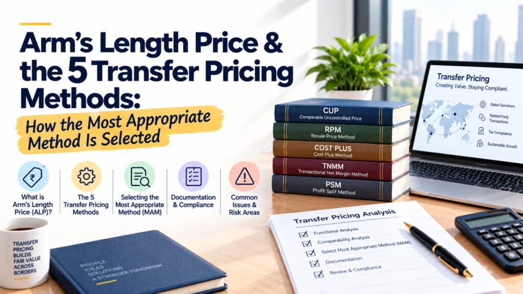 Arm’s Length Price & the 5 Transfer Pricing Methods: How the Most Appropriate Method Is Selected Arm’s Length Price & the 5 Transfer Pricing Methods: How the Most Appropriate Method Is Selected
