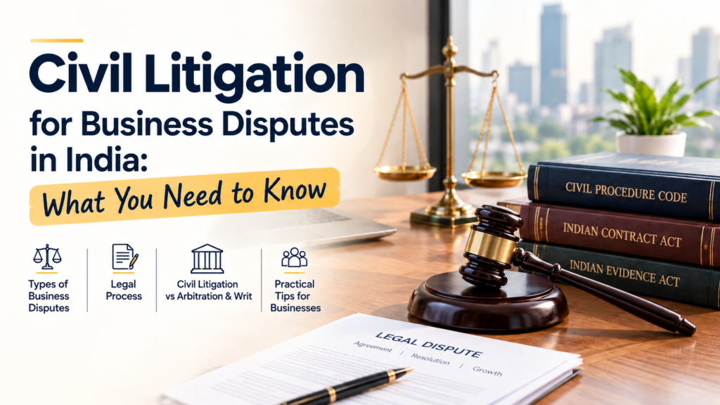 Civil Litigation for Business Disputes in India: What You Need to Know