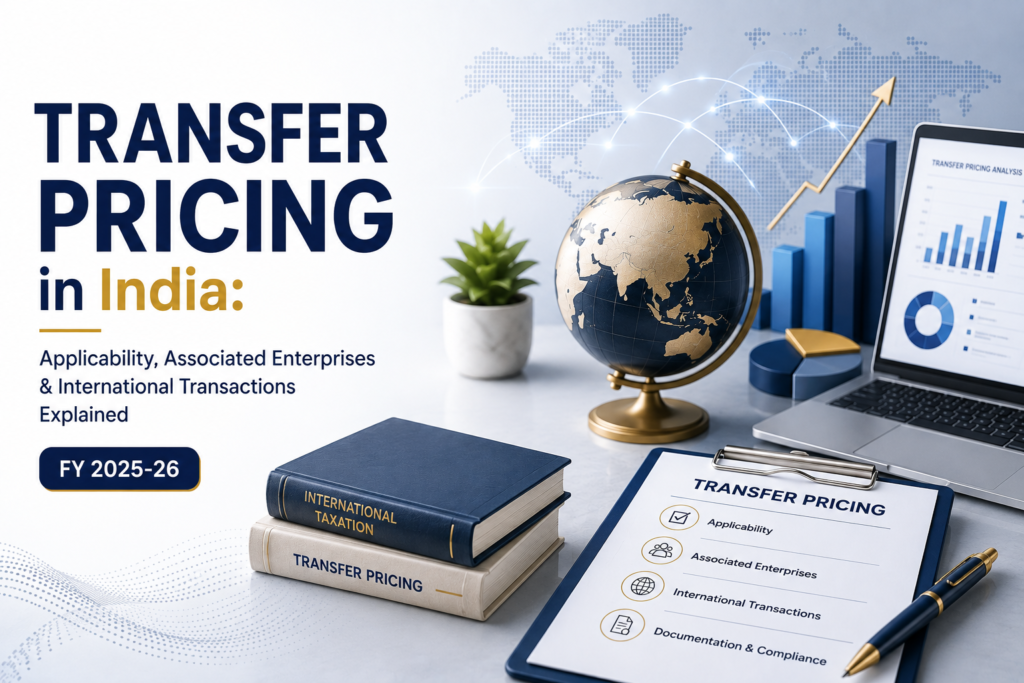 Transfer Pricing in India: Applicability, Associated Enterprises & International Transactions Explained (FY 2025-26) Transfer Pricing in India: Applicability, Associated Enterprises & International Transactions Explained (FY 2025-26)