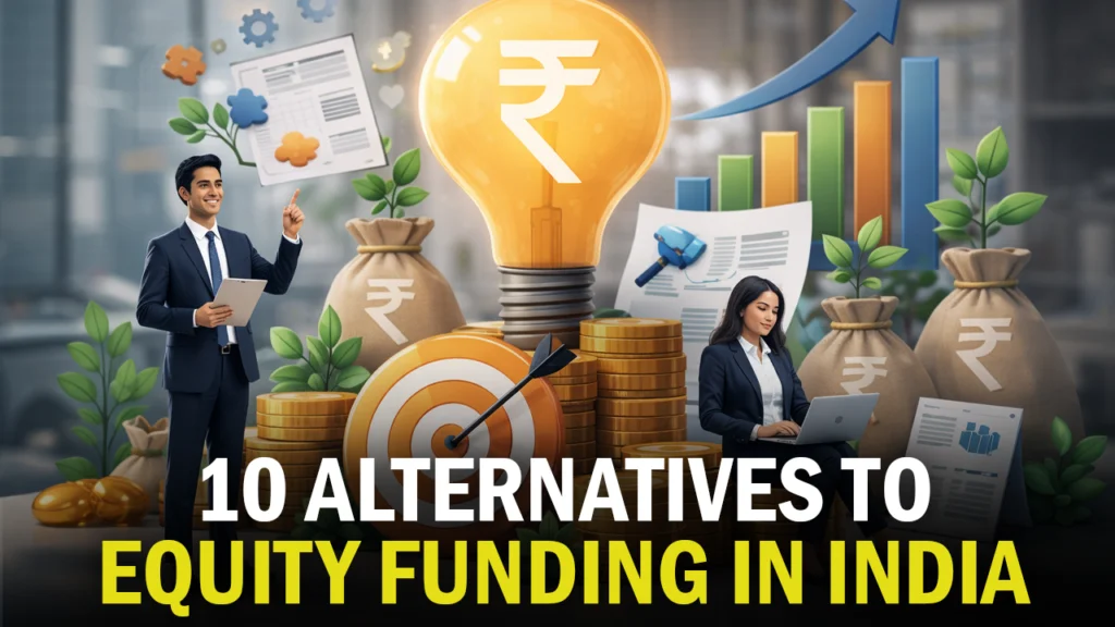 10 Best Alternatives to Equity Funding for Startups & MSMEs in India 